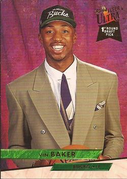 1993-94 Fleer Ultra Vin Baker DPK,RC #106 Milwaukee Bucks