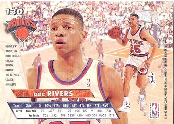 1993-94 Fleer Ultra Doc Rivers #130 New York Knicks