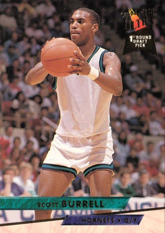1993-94 Fleer Ultra Scott Burrell DPK,RC #17 Charlotte Hornets