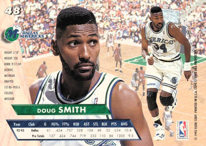 1993-94 Fleer Ultra Doug Smith #48 Dallas Mavericks
