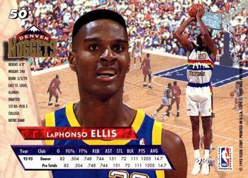 1993-94 Fleer Ultra LaPhonso Ellis #50 Denver Nuggets