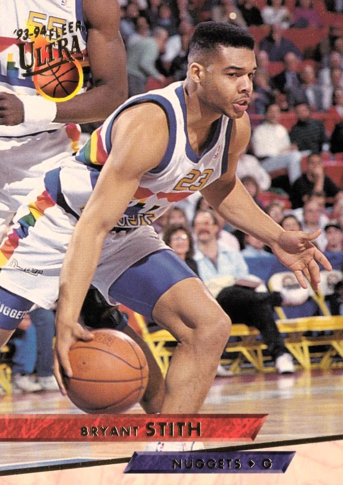 1993-94 Fleer Ultra Bryant Stith #53 Denver Nuggets