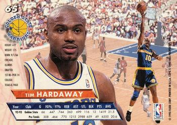 1993-94 Fleer Ultra Tim Hardaway #65 Golden State Warriors