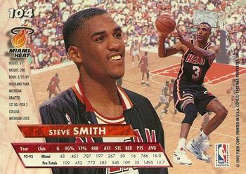 1993-94 Fleer Ultra Steve Smith #104 Miami Heat