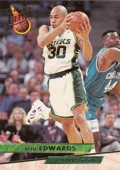 1993-94 Fleer Ultra Blue Edwards #109 Milwaukee Bucks