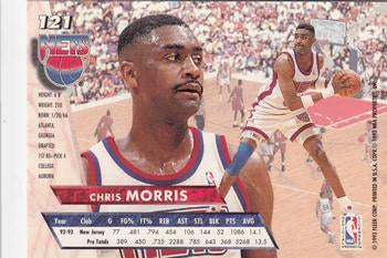 1993-94 Fleer Ultra Chris Morris #121 New Jersey Nets