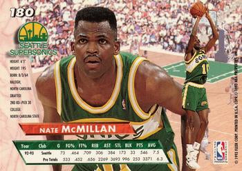 1993-94 Fleer Ultra Nate McMillan #180 Seattle SuperSonics