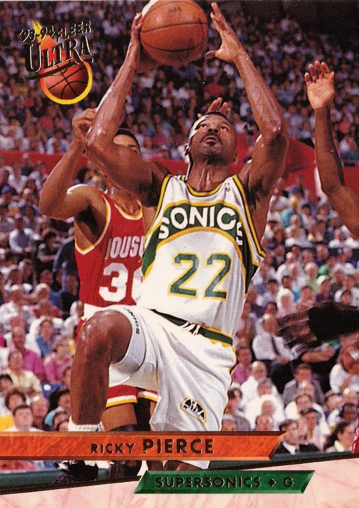 1993-94 Fleer Ultra Ricky Pierce #183 Seattle SuperSonics