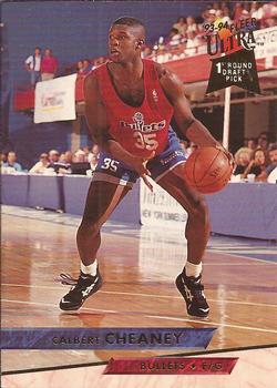 1993-94 Fleer Ultra Calbert Cheaney DPK,RC #193 Washington Bullets