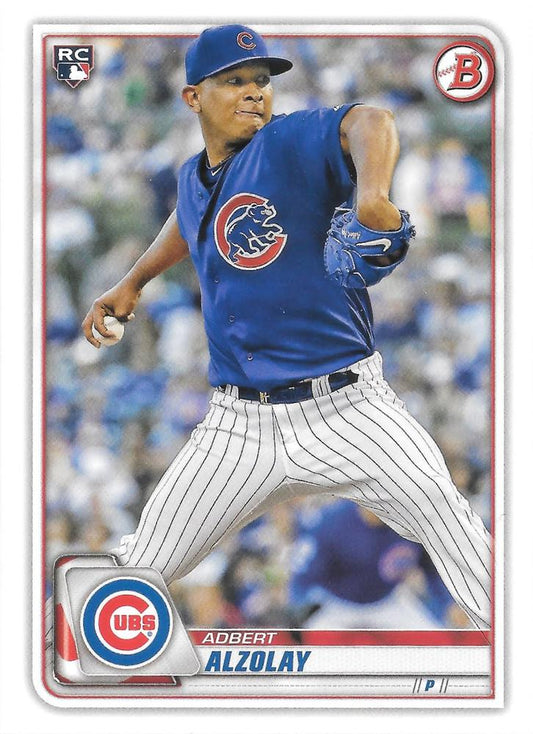 2020 Bowman Adbert Alzolay RC #19 Chicago Cubs