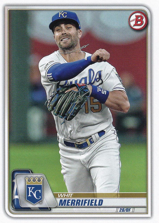 2020 Bowman Whit Merrifield #37 Kansas City Royals
