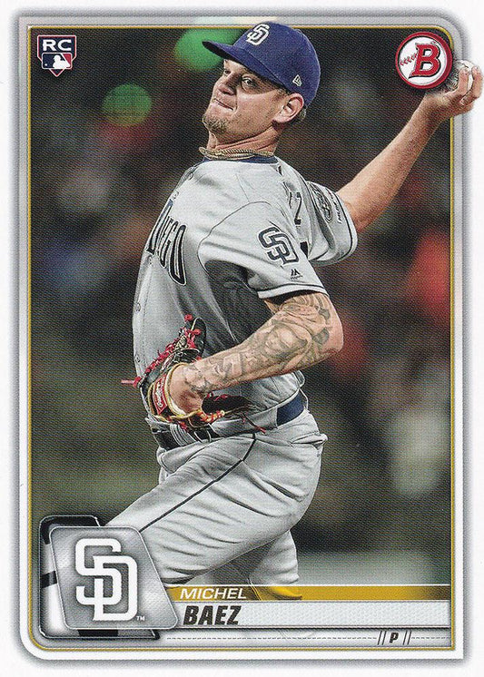 2020 Bowman Michel Baez RC #42 San Diego Padres