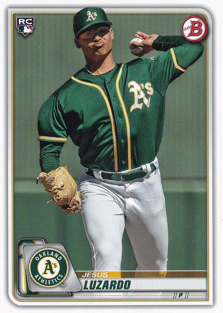 2020 Bowman Jesus Luzardo RC #61 Oakland Athletics