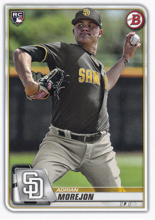 2020 Bowman Adrian Morejon RC #65 San Diego Padres