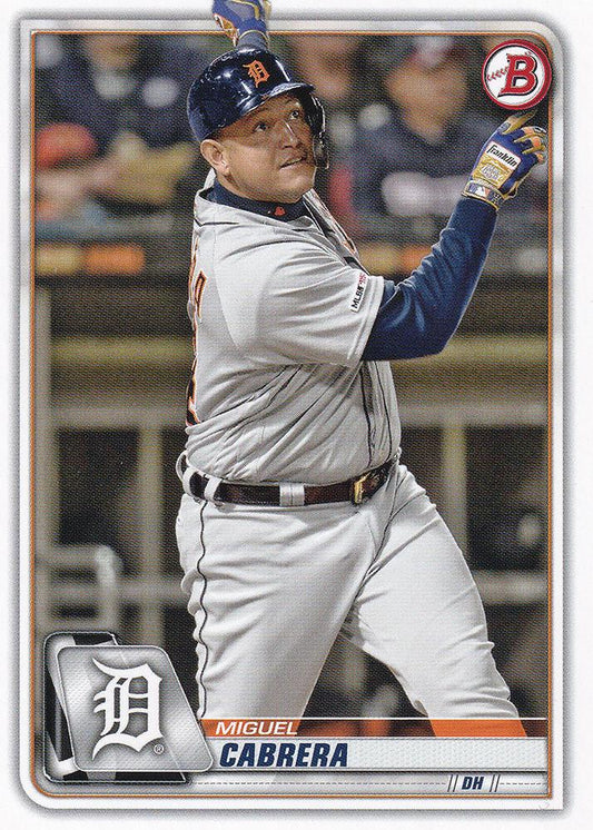 2020 Bowman Miguel Cabrera #93 Detroit Tigers