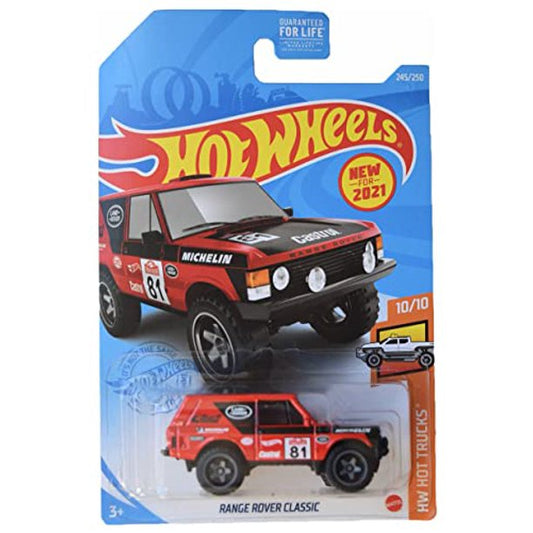 Hot Wheels Range Rover Classic, HW Hot Truck 10/10 Red 245/250