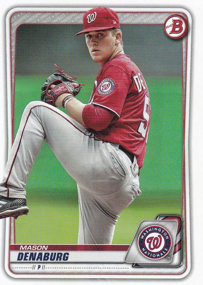 2020 Bowman Prospects Mason Denaburg BP-24 Washington Nationals