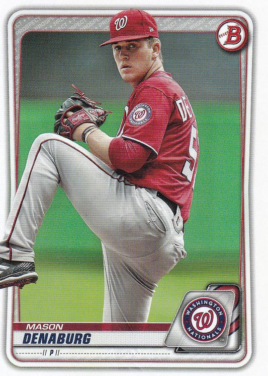 2020 Bowman Prospects Mason Denaburg BP-24 Washington Nationals