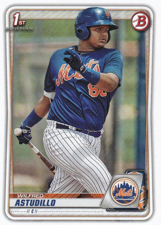 2020 Bowman Prospects Wilfred Astudillo BP-37 New York Mets