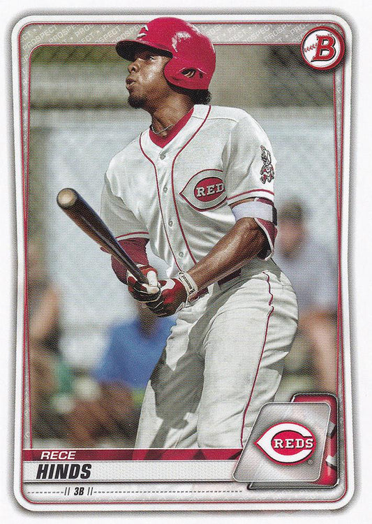 2020 Bowman Prospects Rece Hinds BP-41 Cincinnati Reds