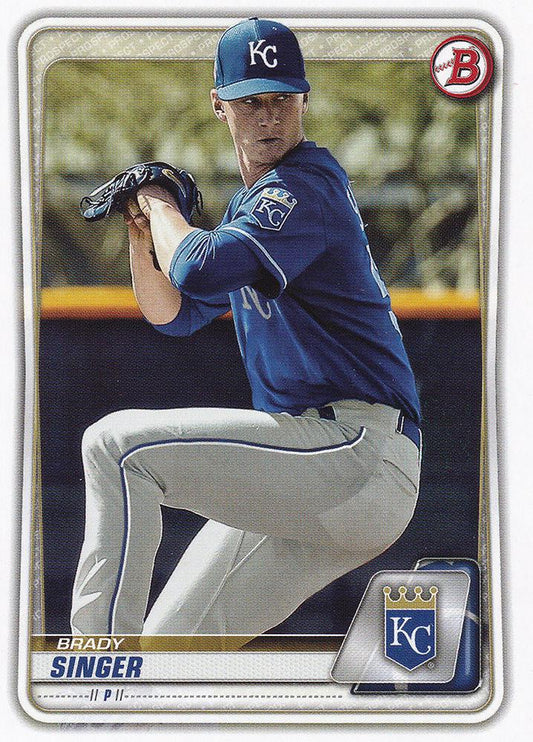 2020 Bowman Prospects Brady Singer BP-42 Kansas City Royals
