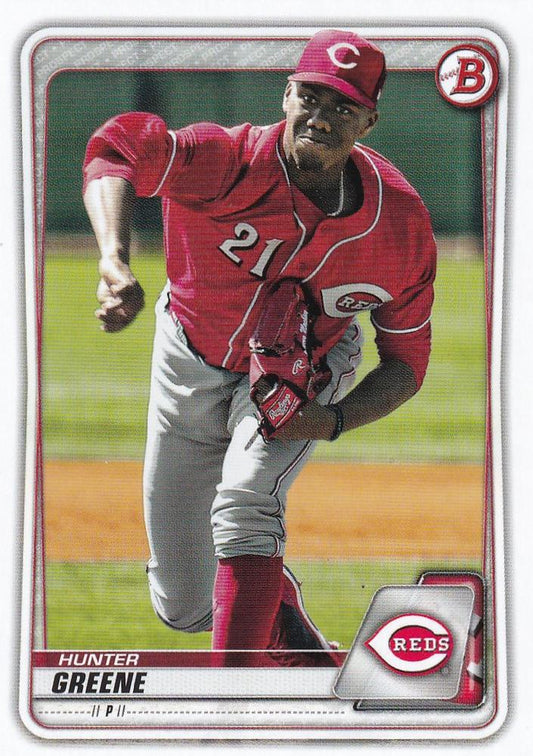 2020 Bowman Prospects Hunter Greene BP-47 Cincinnati Reds