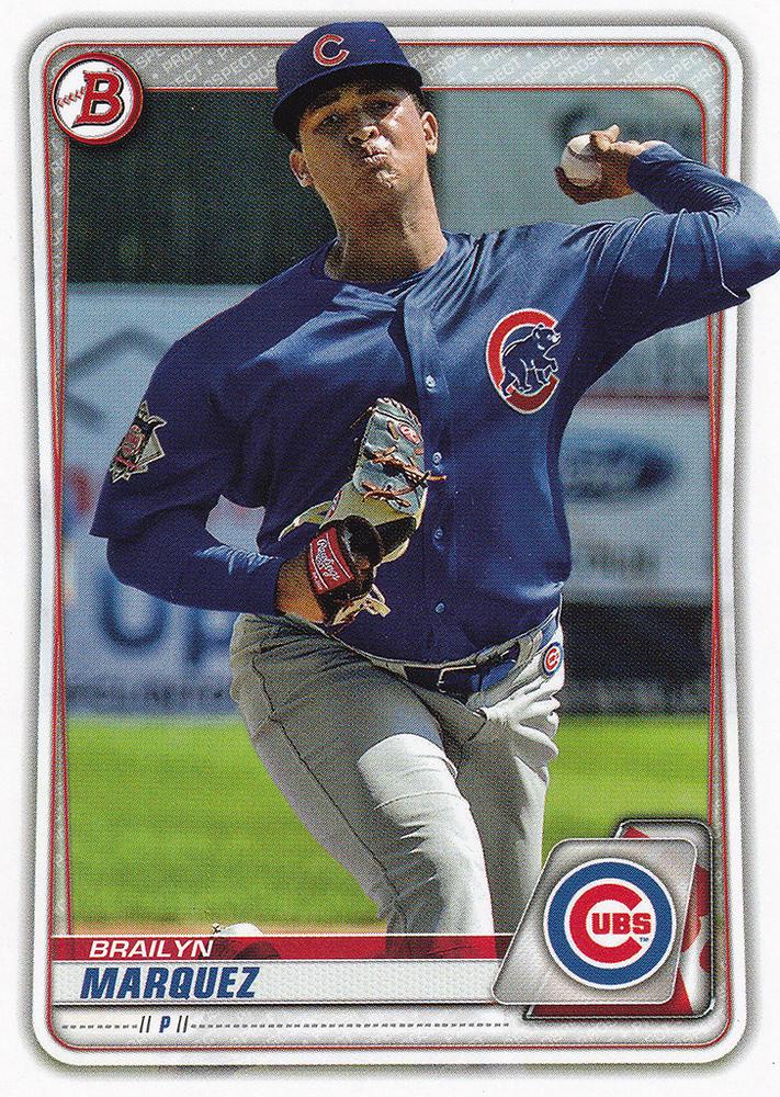 2020 Bowman Prospects Brailyn Marquez BP-49 Chicago Cubs