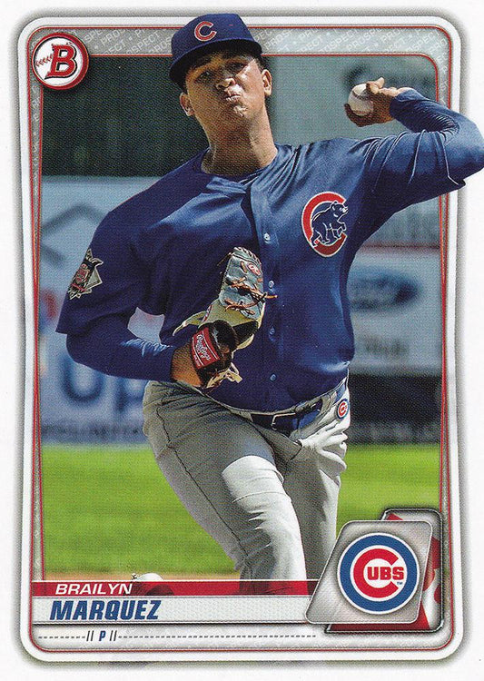 2020 Bowman Prospects Brailyn Marquez BP-49 Chicago Cubs
