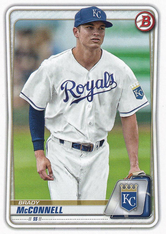 2020 Bowman Prospects Brady McConnell BP-54 Kansas City Royals