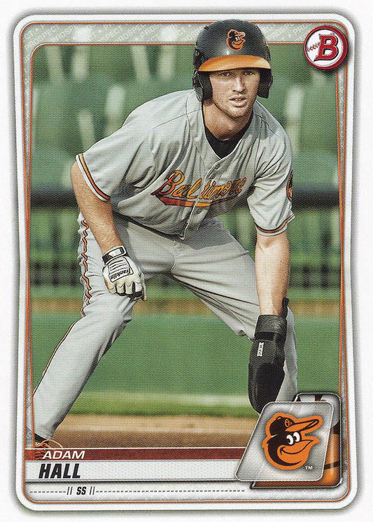 2020 Bowman Prospects Adam Hall BP-90 Baltimore Orioles