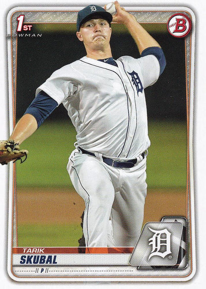 2020 Bowman Prospects Tarik Skubal BP-108 Detroit Tigers