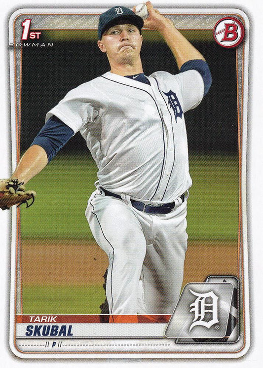 2020 Bowman Prospects Tarik Skubal BP-108 Detroit Tigers