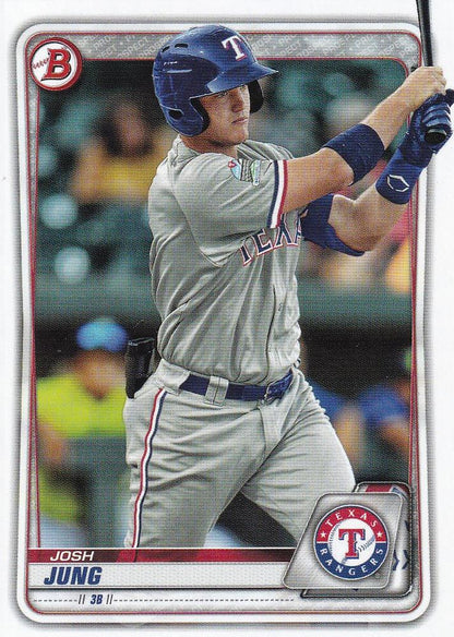 2020 Bowman Prospects Josh Jung BP-113 Texas Rangers