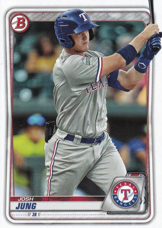 2020 Bowman Prospects Josh Jung BP-113 Texas Rangers
