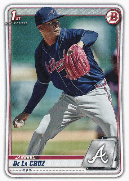 2020 Bowman Prospects Jasseel De La Cruz BP-115 Atlanta Braves