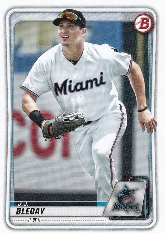 2020 Bowman Prospects J.J. Bleday BP-116 Miami Marlins