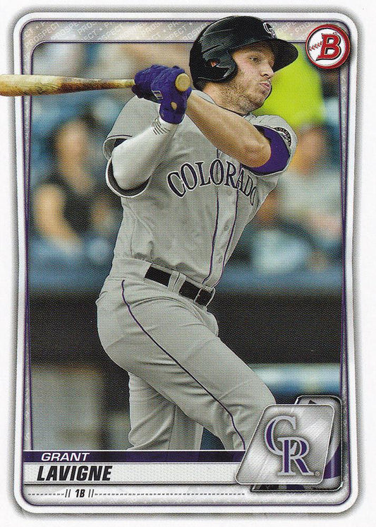 2020 Bowman Prospects Grant Lavigne BP-121 Colorado Rockies