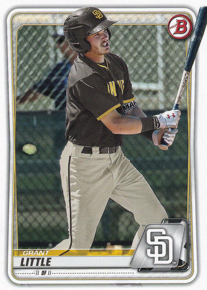 2020 Bowman Prospects Grant Little BP-133 San Diego Padres
