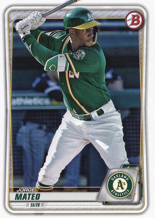 2020 Bowman Prospects Jorge Mateo BP-138 Oakland Athletics