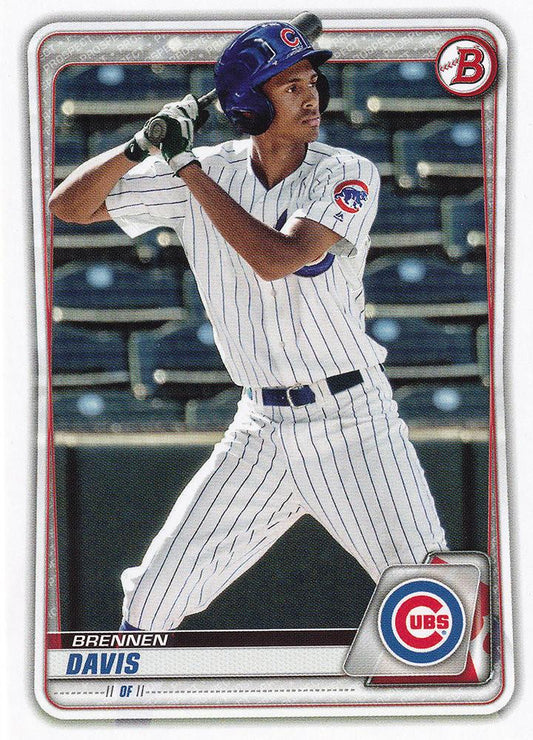 2020 Bowman Bowman Prospects Camo Brennen Davis BP-141 Chicago Cubs