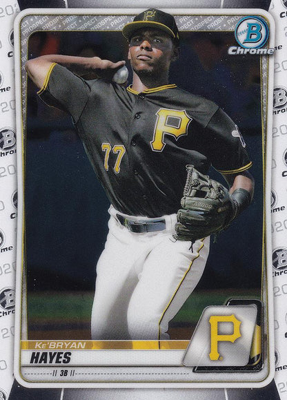 2020 Bowman Chrome Prospects Ke'Bryan Hayes BCP-67 Pittsburgh Pirates