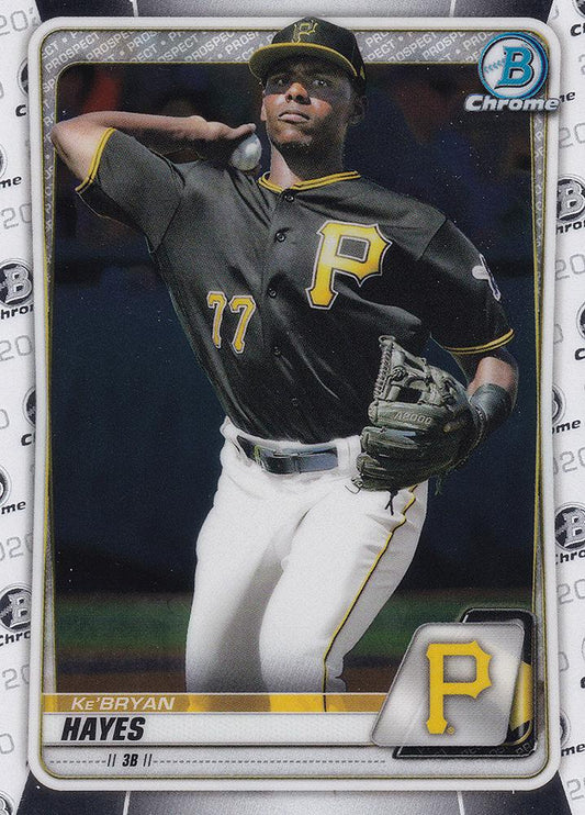 2020 Bowman Chrome Prospects Ke'Bryan Hayes BCP-67 Pittsburgh Pirates