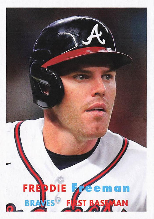 2021 Topps Archives Freddie Freeman #2 Atlanta Braves