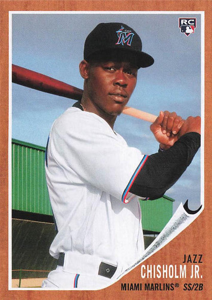 2021 Topps Archives Jazz Chisholm Jr. #77 Miami Marlins
