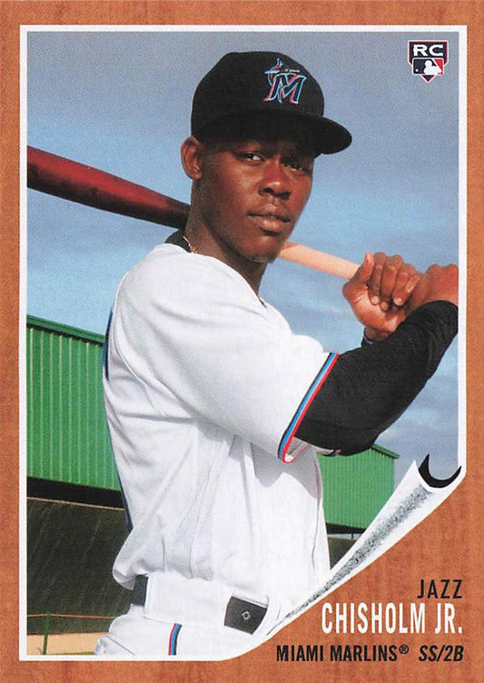 2021 Topps Archives Jazz Chisholm Jr. #77 Miami Marlins