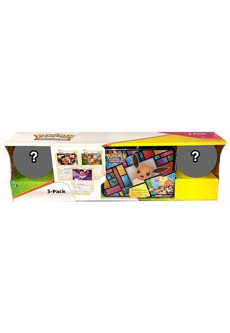 Pokémon TCG  Eevee Treasure Chest + 2 Poke Ball Tins - Assorted Style