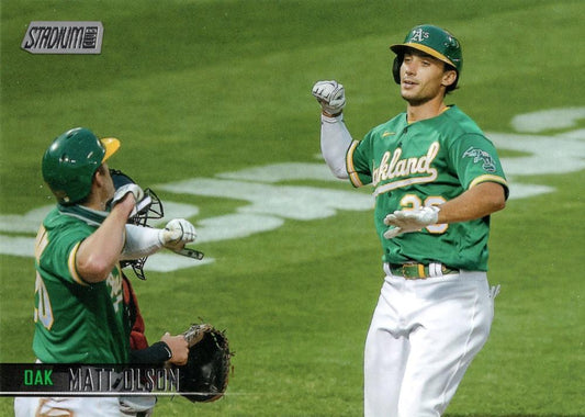 2021 Stadium Club  Matt Olson  #69 Oakland Athletics
