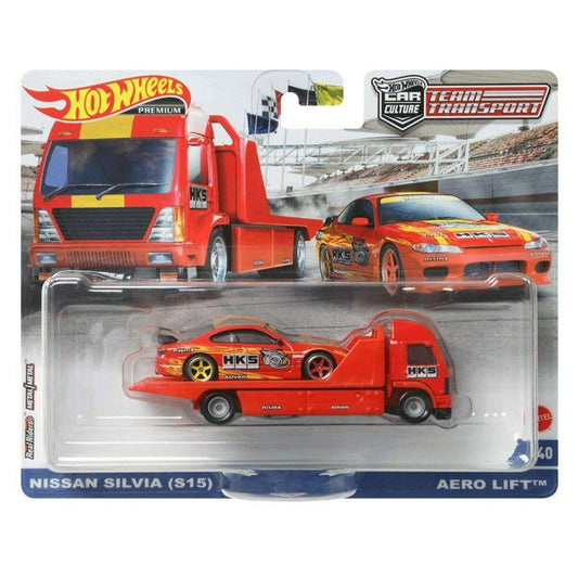 Hot Wheels Hot Wheels Car Culture Team Transport Nissan Silvia S15 Aero Lift