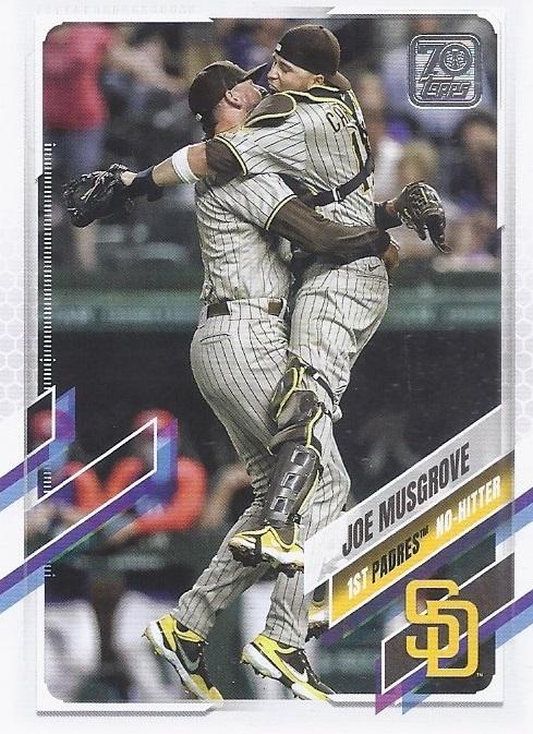 2021 Topps Update Joe Musgrove Season Highlight US35 San Diego Padres