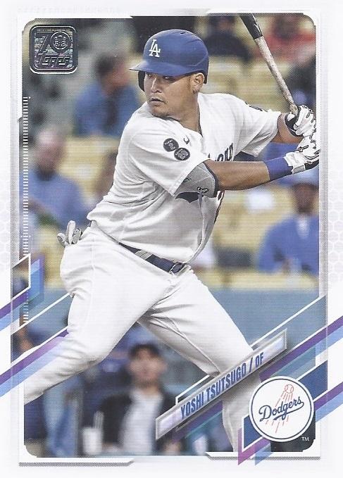 2021 Topps Update Yoshi Tsutsugo  US54 Los Angeles Dodgers